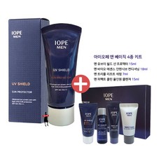 아이오페 맨 UV 쉴드 선 프로텍터 50ml+맨 4종 키트, 1개, 50ml