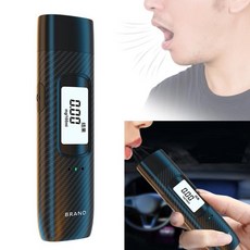 디지털 알코올 테스터 LCD 디스플레이 휴대용 디지털 음주 측정기 전자 음주 측정기 알코올 테스트 도구, 1개