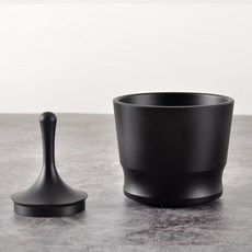 커피뎀퍼 커피핸들 커피머신핸들, 블랙 【58mm】