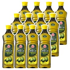 오뚜기 프레스코 압착올리브유 500ml x 12개