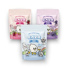 요거모야 유아용 동결건조 큐브 요거트볼 3종, 51g, 1세트, 요거트 3종 세트 51g, 1세트, 요거트 3종 세트