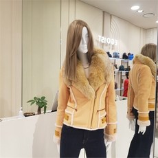 EGOIST NC02 폭스 퍼 숏 무스탕 EL4MC560