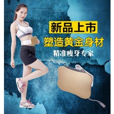저주파 복근 진동 뱃살 다이어트 복부 운동 벨트, [플러그인 모델] 터치 스크린 +99 모드