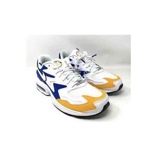 163189 나이키 남자 ALL 사이즈 Air Max 2 라이트 PRM 가죽 화이트 블루 옐로우 BV0987 102