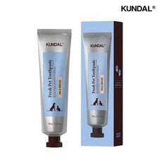 쿤달 덴탈 클린 프레쉬 펫치약 60g 우유식빵향, 1개