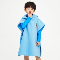 배럴 키즈 로맨틱모션 판초 타월 아쿠아블루 B4SKWPO301AQB 403653