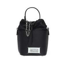 [멸치쇼핑][메종마르지엘라] 넘버링 로고 스티치 버킷백 (블랙) S61WG0035 P0396 T8013