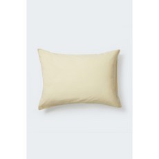 [JAJU/자주] 클린 코튼 피그먼트 베개커버_70x50cm_옐로우