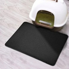 방수 더블 레이어 고양이 쓰레기통 매트 미끄럼 방지 모래 패드, A.30 30cm, 1개