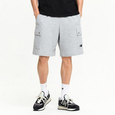 (매장정품) 뉴발란스 UNI 러너스클럽 싱글메쉬 5부 카고 숏팬츠 (WIDE FIT) 913728 NBNVE22633