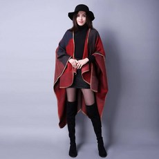 루즈핏 여성 숄-레드블라썸 레이어드머플러 숄코디 숄코디 숄머플러 간절기코디 심플룩 어깨숄 데일리룩 레이어드숄 레이어드머플러 가을코디 봄가을코디 데일리스타일 머플러숄