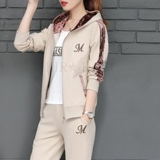 노스페이스여성기모트레이닝세트