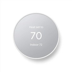 Google Nest 온도 조절기 - 가정용 스마트 온도 조절기 - 프로그래밍 가능한 Wi-Fi 온도 조절기 - 스노우