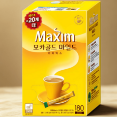 동서식품 맥심 모카골드 커피믹스 180T, 12g, 180개입, 1박스