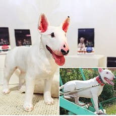 uDesign 3D사진주문제작 수공초상화작은입상 개 고양이 애완 동물 조각품 작은 입상 애완 동물 손실 애완 동물 기념 남자친구 여자친구 기념일 생일 선물 새해 크리스마스 선물, 1, 5cm