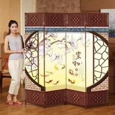 인테리어 파티션 칸막이 2020 심플 바람막이를 접을 수 있는 벽침실 병풍 패션 레스토랑, 01 고정 받침대