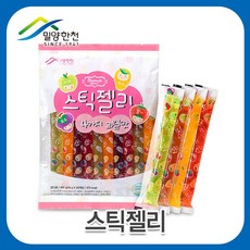 (주)밀양한천 스틱젤리 과일젤리 젤리뽀 젤리, 1개, 400g - 젤리뽀용기