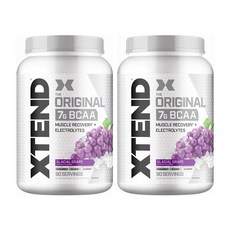 Scivation 싸이베이션 엑스텐드 오리지널 글레이셜 그레이프 BCAA, 1.3kg, 2개