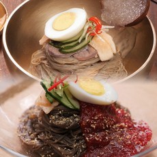 교동설악냉면 20인분 세트 칡 메밀 냉면 비빔 물냉면 시원한 육수 아이디어공간, 20개, 350g