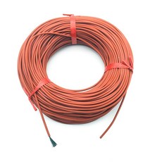 실리콘 고무 난방 케이블 바닥 실리카 젤 카본 와이어 가정 농장 피팅 10M 12K 33ohm/m 220V 150w, 없음, 1개