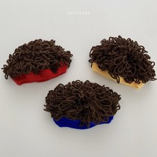 [유나봉봉] 베베 키즈 촌캉스 김장룩 뽀글이가발