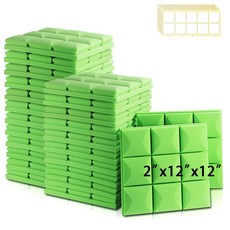 차음재 방음재 흡음재 6 PCS 방음 음향 패널 어쿠스틱 폼 61224Pcs 음악 스튜디오 벽 처리 홈 장식, 18.MGTGreen High Density24 Pc, 1개