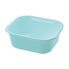 Richell Washing Vat Mint Blue 7100ml Shelly Washing Vat K Type Antibacterial Processing, 1개, 상품명참조