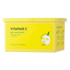 NATURE REPUBLIC (네이처 리퍼블릭) 데일리 시트 마스크 (비타 페어 C), 1개