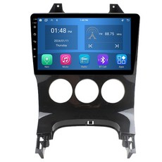 적용MT 2009 -2015에서 푸조 3008 5008 자동차 라디오 스테레오 GPS 내비게이션 멀티미디어 플레이어 CarPlay, 수동 에어컨 4G RAM + 64G ROM, 4GB
