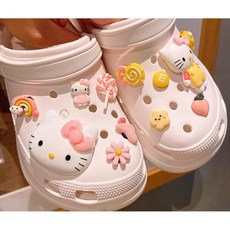 예쁜 신발 꾸미기 키티 캐릭터 파츠 세트