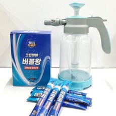 크린바바 한번에 싹 버블왕 50포+압축분무기 가스렌지 후드 주방 화장실 다목적 버블 세제 클리너