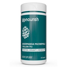 UpNourish Akkermansia Muciniphila 프로바이오틱스 50억 TFU GLP-1 60정, 1개, 60개