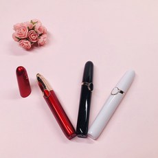 충전식 전동눈썹칼 눈썹 면도기 눈썹정리 기계 트리머, 레드