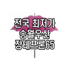 송월우산 장테프론65 홀인원 필드용 장우산