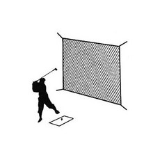 일반 골프 네트 블랙 연습용 임팩트 스크린 네팅 로프 엣지 10 X 10 골프 타격 네트 뒷마당 용 골프 연, One Color_One Size, One Color