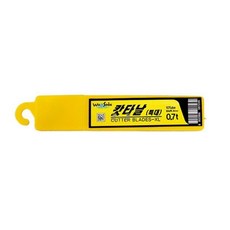 DOM캇타날 특대 25mm 10매입 컷터칼 칼날 사무용 캇타칼 커터 날, 1개, 상세페이지 참조