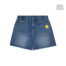 (백화점 출고) 아이스비스킷_신상 [주니어]스마일컷오프걸데님반바지_IB42DP671 119607, Denim, 165