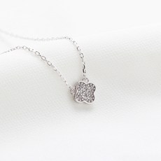 네잎클로버목걸이귀걸이세트