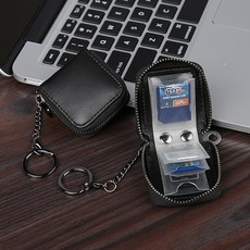 밀크앤씨리얼 듀엘 다기능 SD 케이스 TF카드 소가죽 SIM카드 PSV 여행용파우치, 네트 페이딩