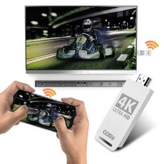 코시 4K UHD미라캐스트 TV연결 스마트뷰 에어플레이 아이폰 갤럭시, 4K UHD 미라캐스트
