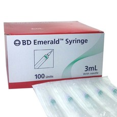 [비디]일회용주사기/[]3ml 24Gx19mm 100개입