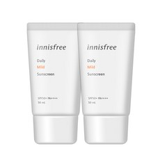 이니스프리 데일리 마일드 선스크린 SPF50+ PA++++, 50ml, 2개