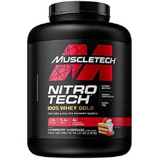 HK몰 유청 단백질 분말 MuscleTech Nitro-Tech 유장 금 분리 스무디 믹스 여성 및 남성용 프로틴 파우더 바닐라 5 lbs(69 Serv)-패키지 다양, 딸기, 2kg