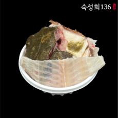 숙성회136 매운탕용 서더리 1kg 매운탕 광어 한 마리