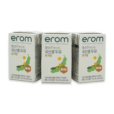 이롬 황성주 국산콩 두유 무가당, 140ml, 24개