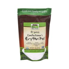 Now Foods 파우더 에리스리톨 천연 감미료 설탕 454g, 단일상품