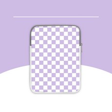 체크아이패드파우치