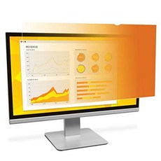 3M 프라이버시 필터 GF236W9B 골드 for 23.6 와이드스크린 모니터 (16:9 Asp, 상세내용참조