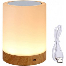 이태리 야간 조명 스마트 터치 센서가 있는 침대 옆 램프 Bajour 침대 옆 테이블 (Dimmable 3 레벨 따, 단일옵션