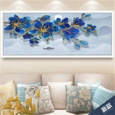 모란과목련십자수